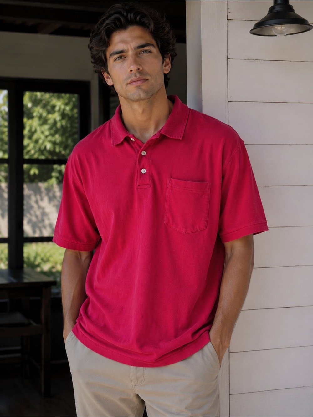 Vintage Outfitters Ridge Men's Short Sleeve Pocket Polo Shirt - Size XXLT